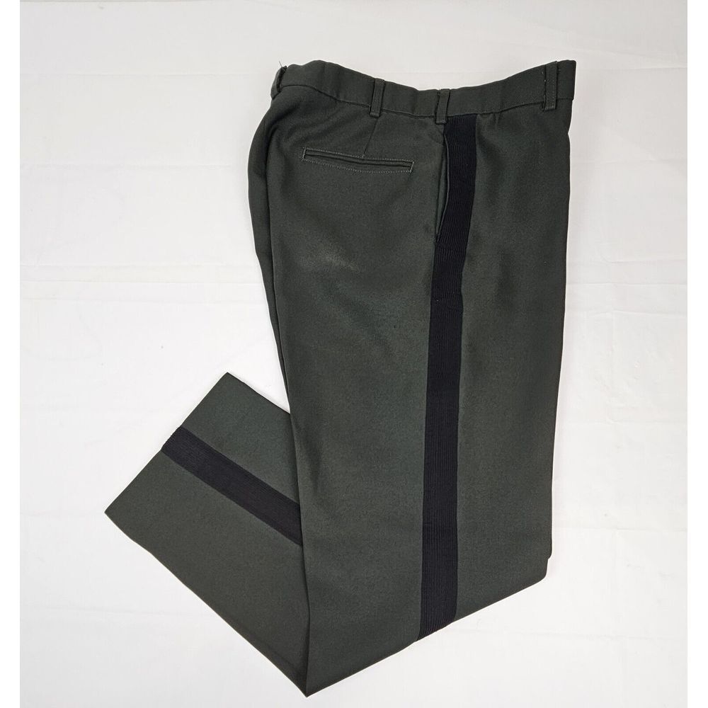 U.S. ARMY Trousers Mens 33x30. Textured Woven Army Green 491. Vintage.‎